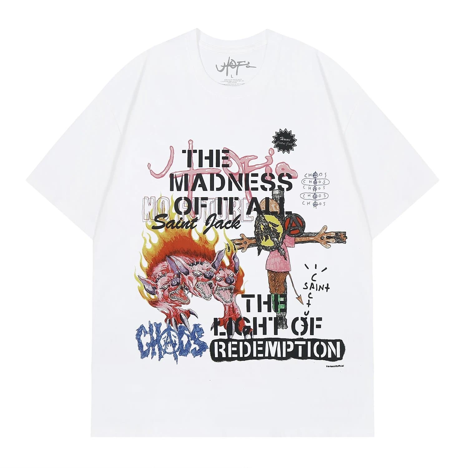 The North Face The North Face Nuptse White T-Shirt White - 1