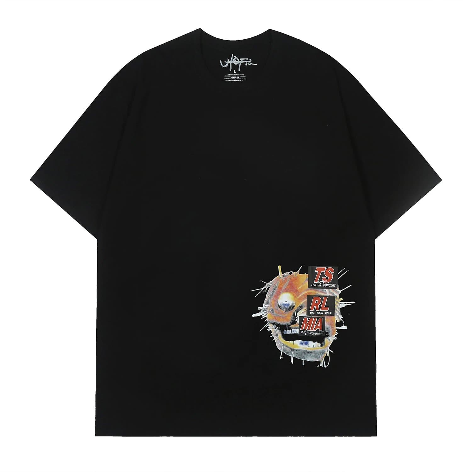 Umafia Umafia Black Graphic T-Shirt Black - 1