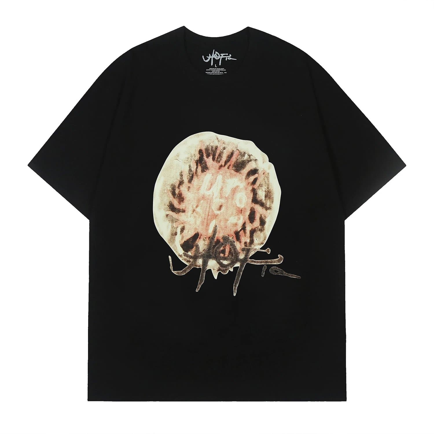 Umafiz Travis Scott Black Graphic T-Shirt Black - 1