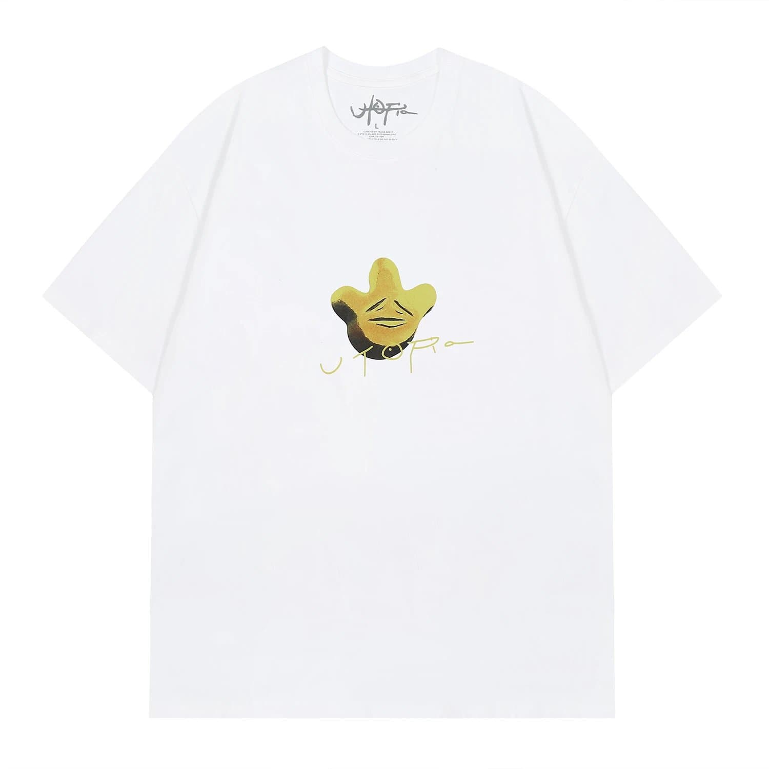 HOFIA HOFIA Utopia White Graphic T-Shirt White - 1