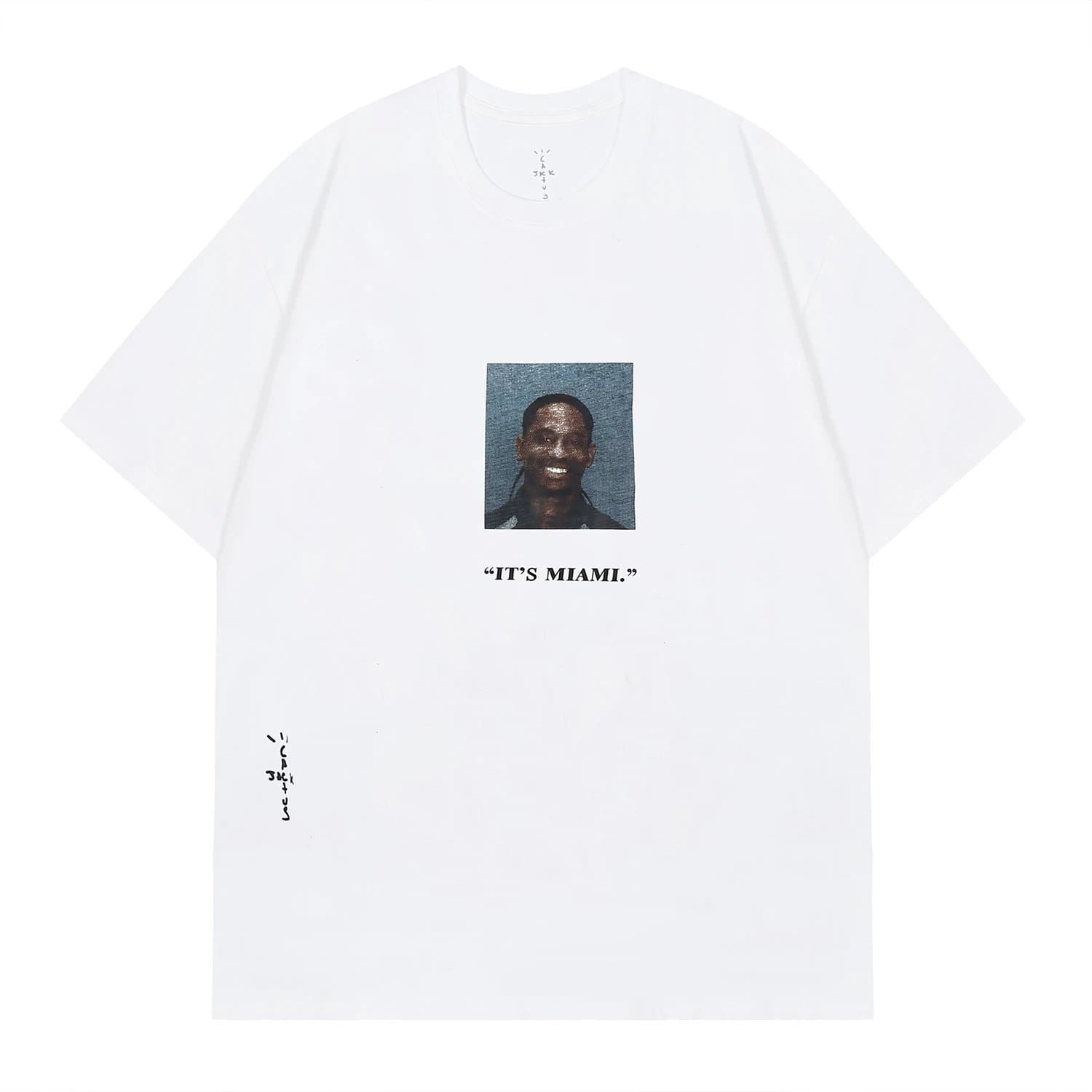 Travis Scott Travis Scott 'It's Miami' White T-Shirt White - 1