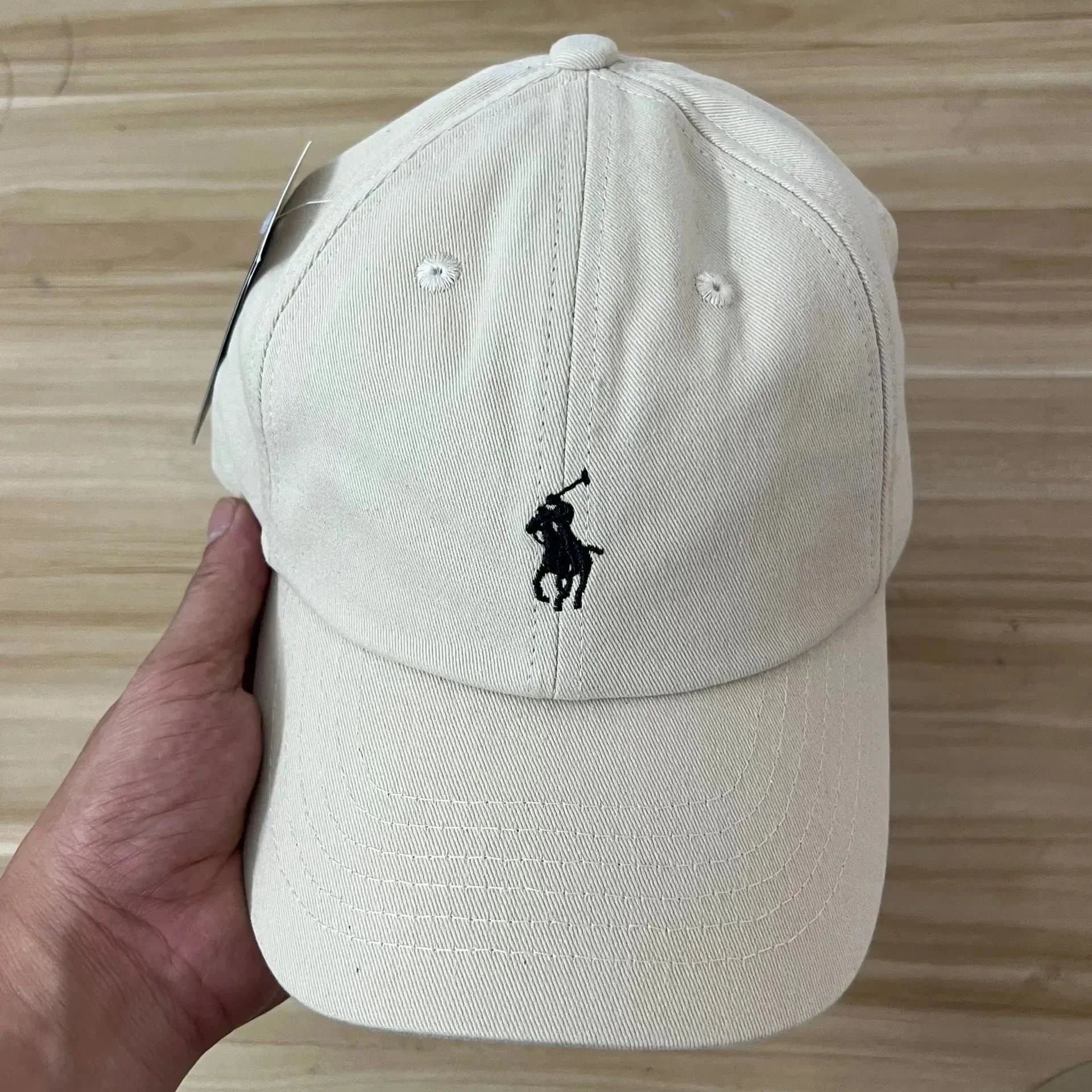 Polo Ralph Lauren Polo Ralph Lauren Beige & Black Logo Baseball Cap Beige - 1