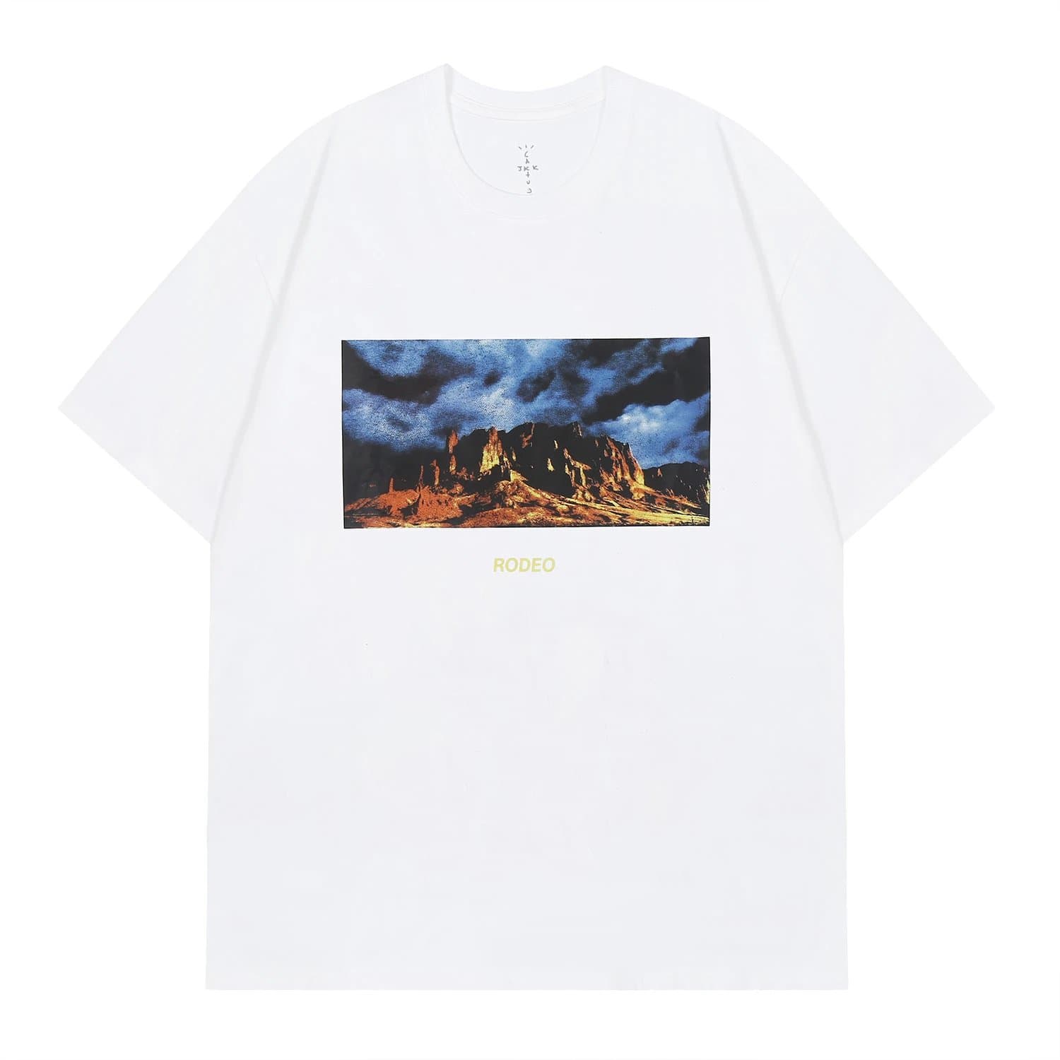 Travis Scott Travis Scott Rodeo White Graphic T-Shirt White - 1