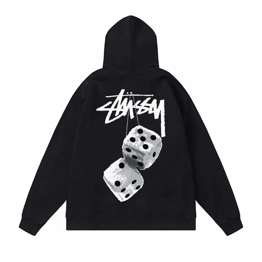 Stussy Stussy Dice Hoodie in Black Black - 1