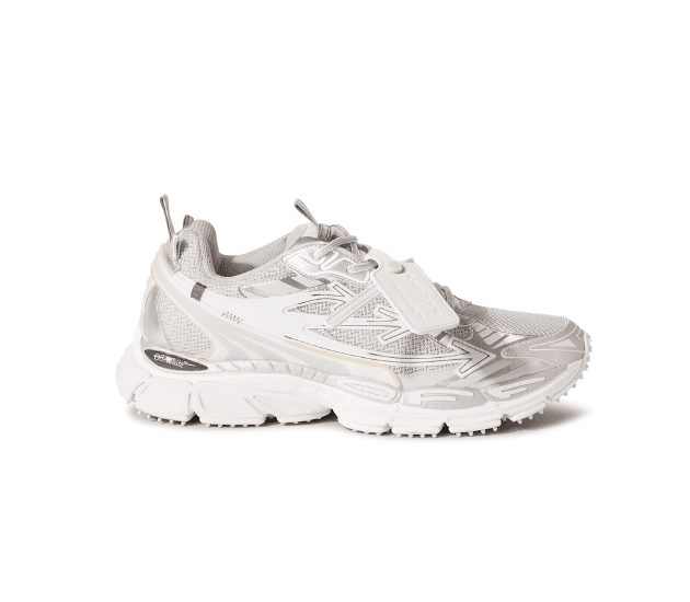ACRONYM ACRONYM White & Silver Trail Running Sneakers White - 1