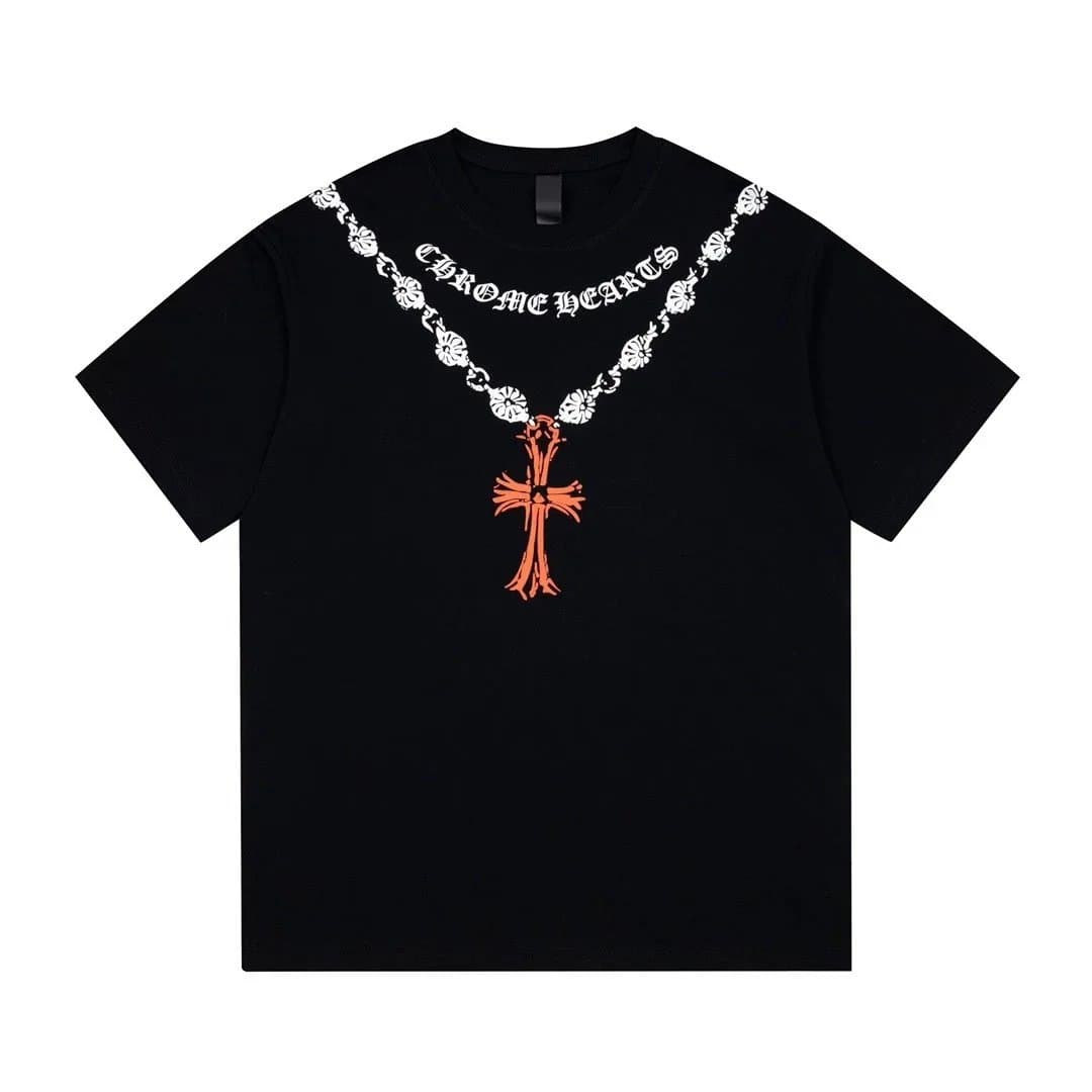 Chrome Hearts Chrome Hearts Cross Print T-Shirt Black - 1