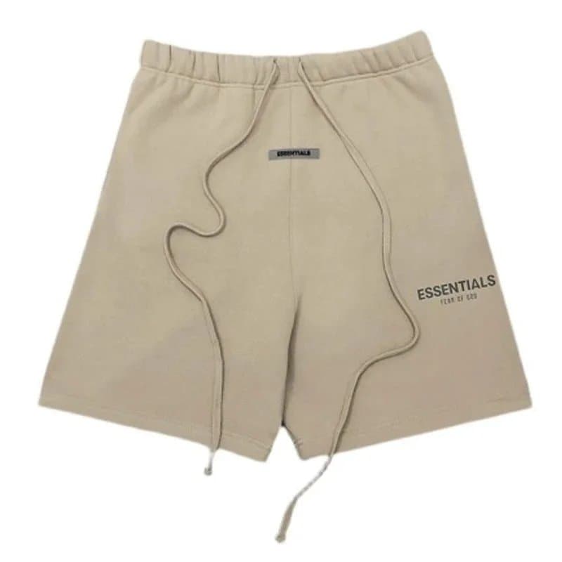 Fear of God Fear of God Essentials Beige Drawstring Shorts Beige - 1