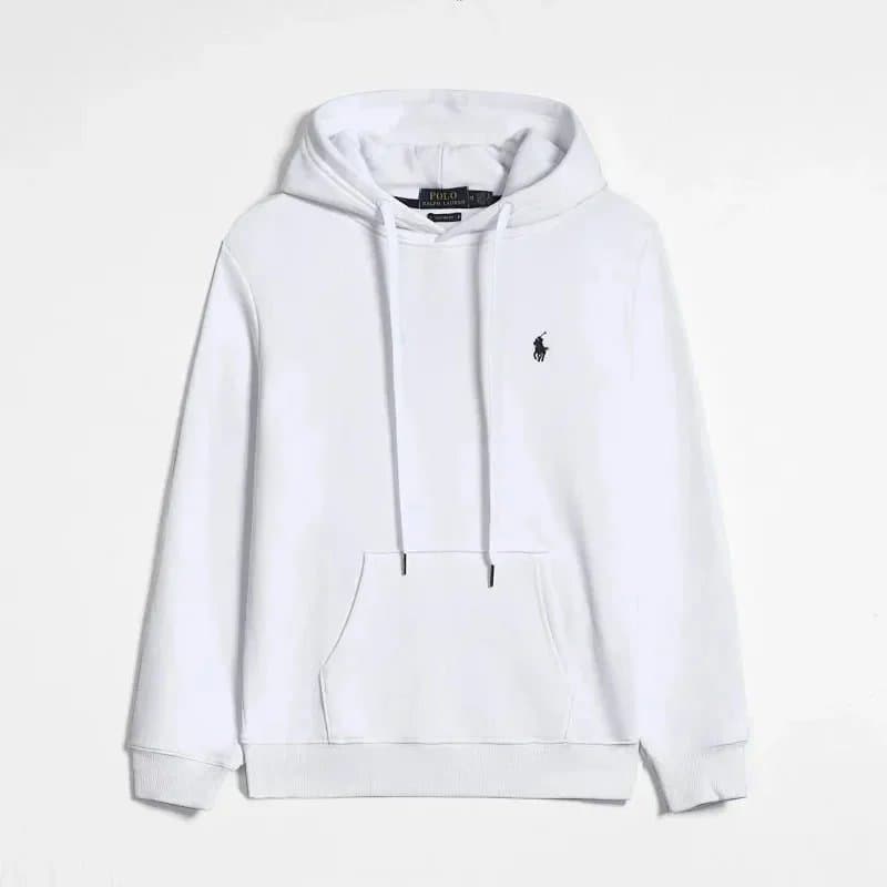 Polo Ralph Lauren Polo Ralph Lauren White Hoodie with Pony Logo White - 1